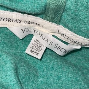 Victoria’s Secret Sea Foam Green Logo ZipUp Hoodie